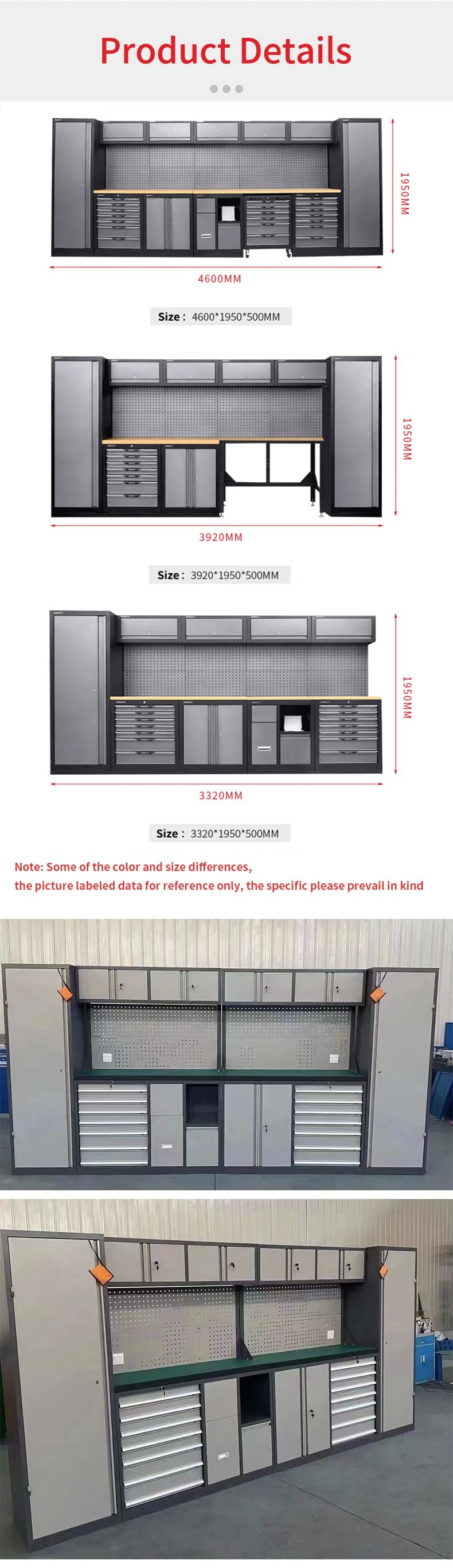 Tool Storage Cabinet Station / Garage Storage Solution / Metal Cabinet Storage Kinds of Tools