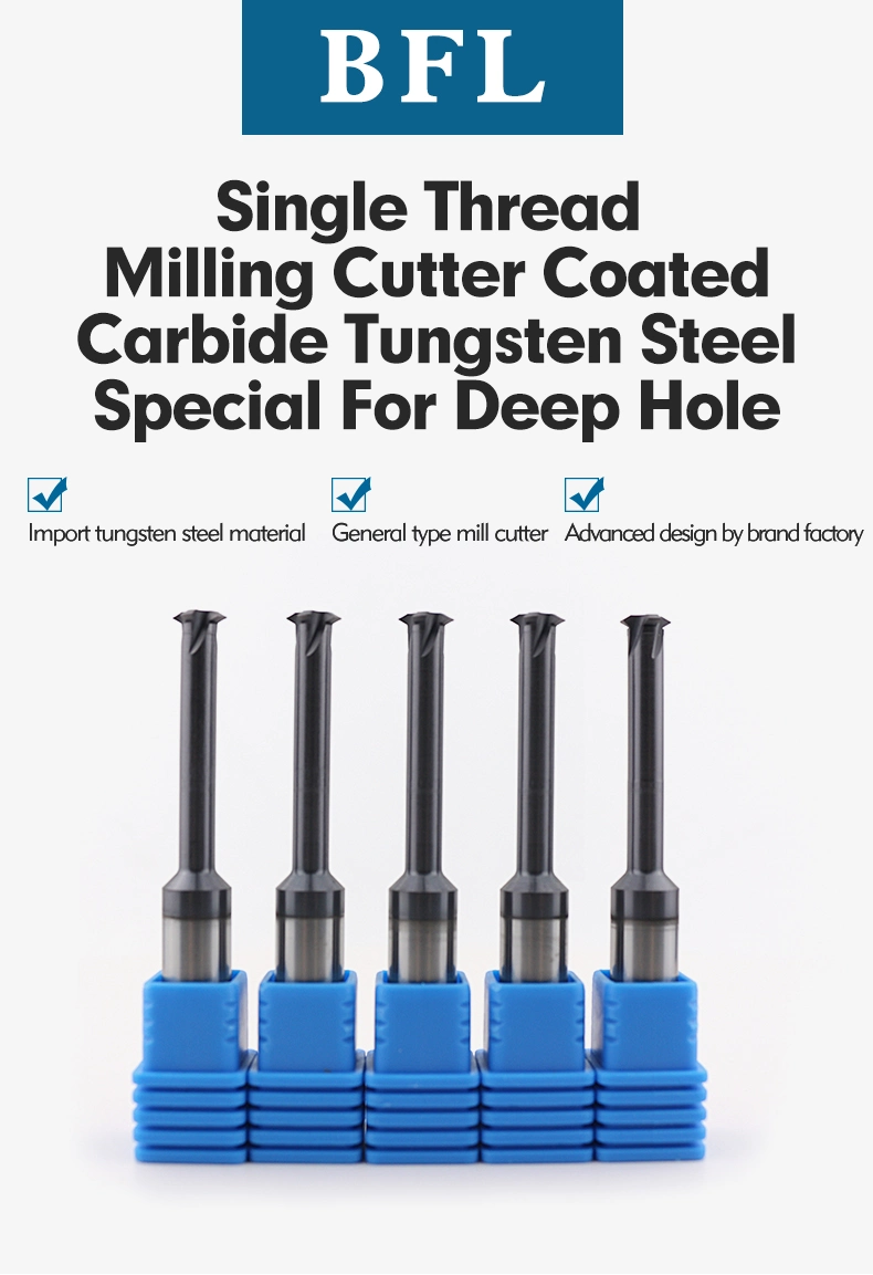 Bfl Tungsten Carbide Single Tooth Thread Milling Cutter Bit Single Tooth Threading Cutting Tools