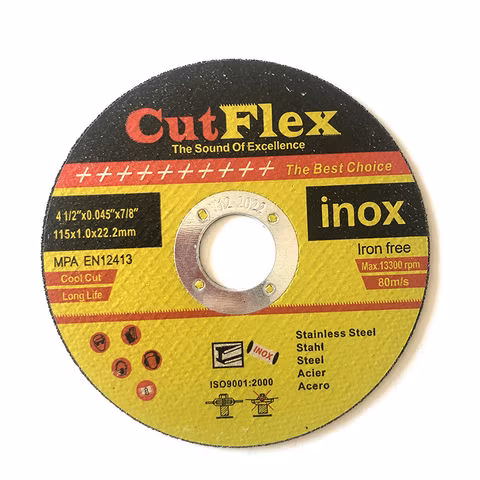 Disco de corte Cutflex de alta qualidade Flexovit Metal S/S Iron Europe Disco de corte