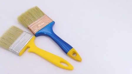 Conjunto de pincéis de pintura de cerdas puras de cabo de plástico promocional ferramenta manual para pintura